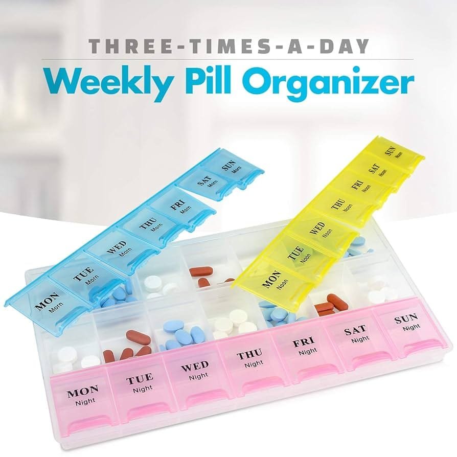 Medicine Pill Box 3*7