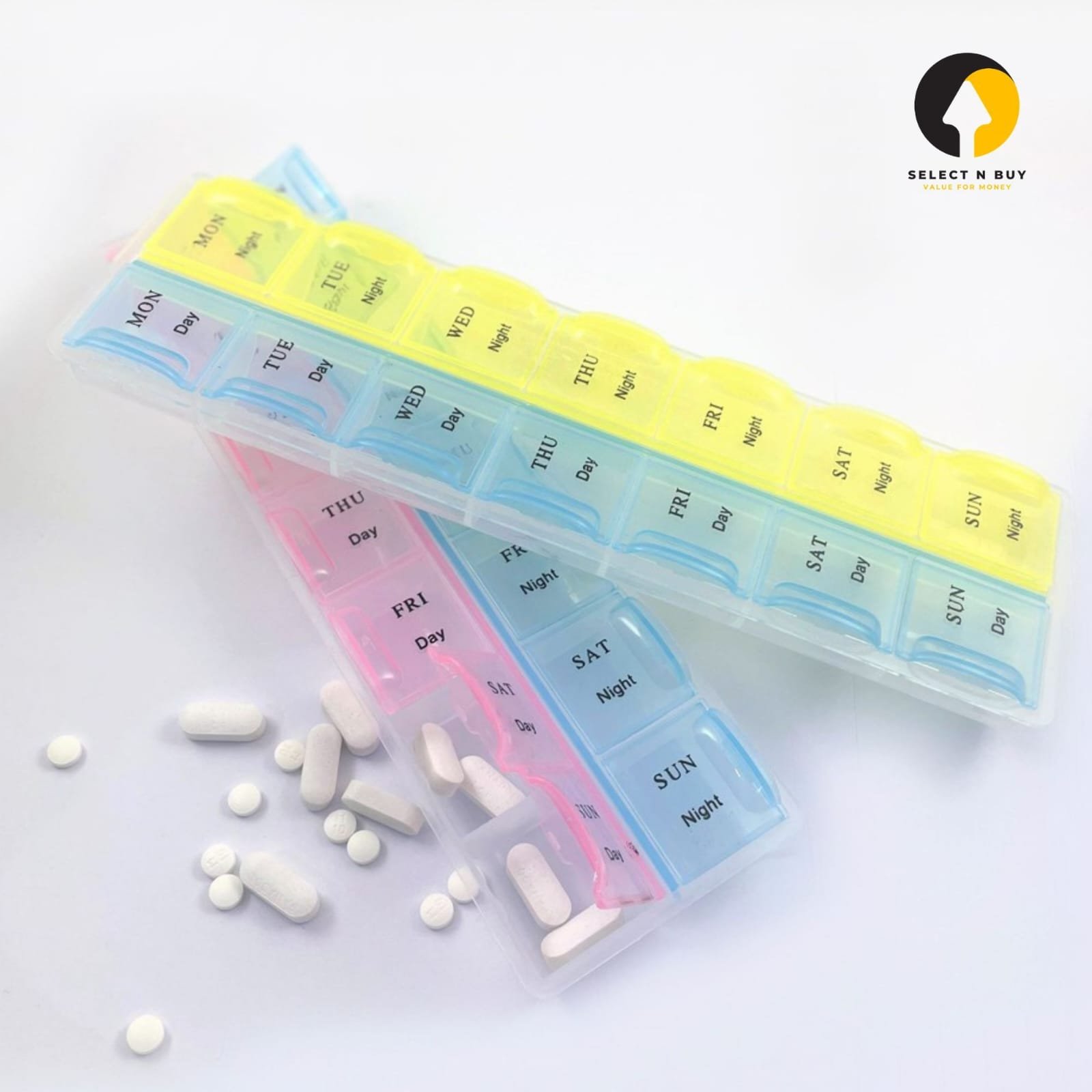 Medicine Pill Box 2*7