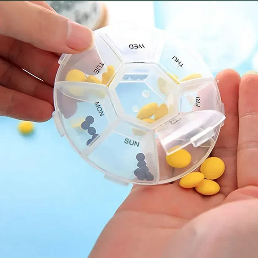 Medicine Pill Box Round 1*7
