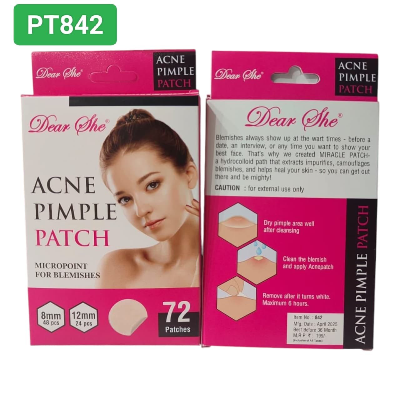 Acne Pimple Patch 72 Pc