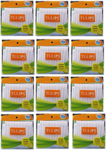 Tulips Cotton Swab