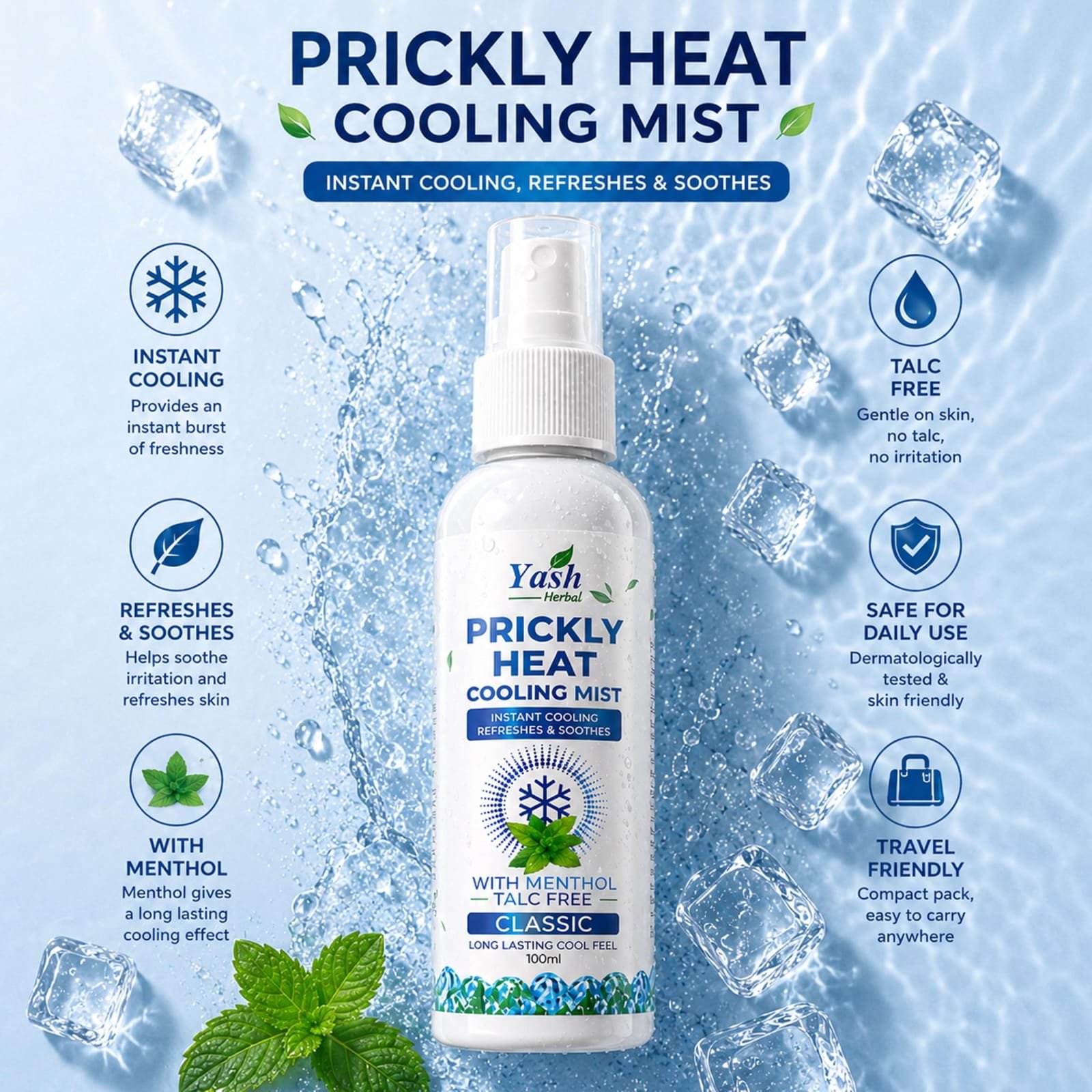 Prickly Heat Cooling Mist